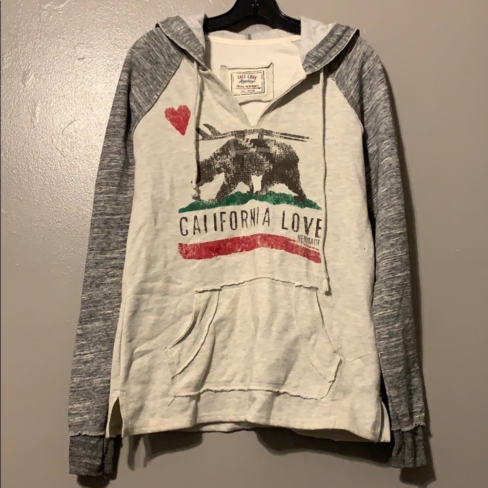 California love beach hoodie